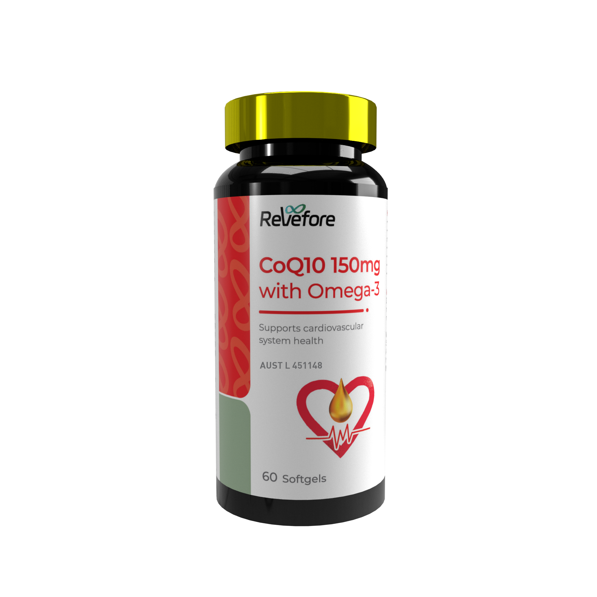 Revefore CoQ10 with Omega-3